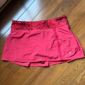 Lululemon Pace Rival Skirt | Magenta